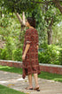 Women Geometric Printed Cotton Ethnic Dresses